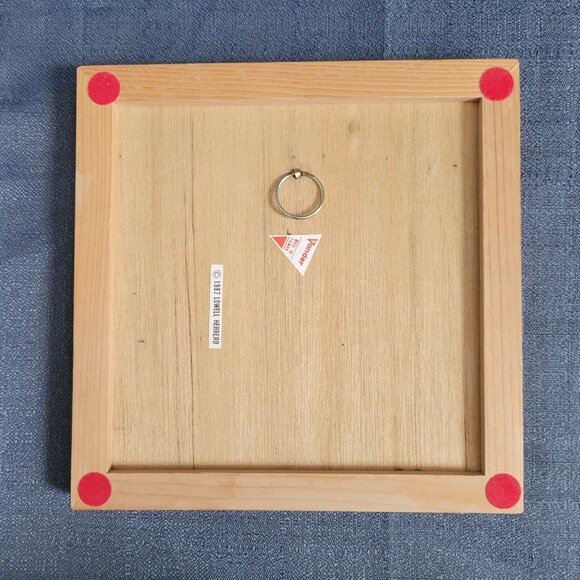 Vintage 1987 Lowell Herrero Framed Print Of Cats & Dogs - Picture 2 of 6